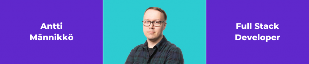 Antti Männikkö ohjelmistosuunnittelija talgraf.
